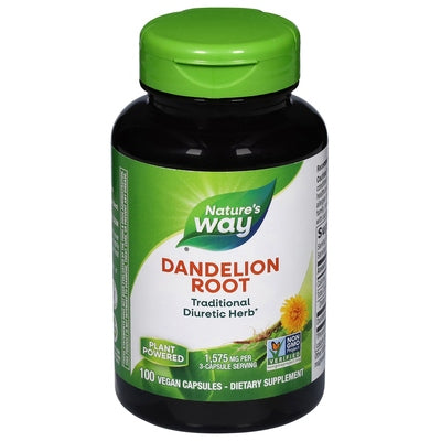 Natures Way Dandelion Root 1 575 Mg Vegan Capsules 100 Cap [UNFI #0391300]