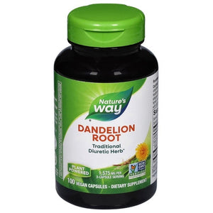 Natures Way Dandelion Root 1 575 Mg Vegan Capsules 100 Cap [UNFI #0391300]