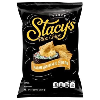 Stacys Pita Chips Parmesan Garlic & Herb Baked 12/7.33OZ [UNFI #1739655] [ebt]