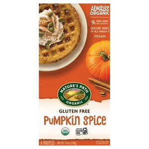 Natures Path Waffles Pumpkin Spice 12/7.4 OZ [UNFI #1275155] [ebt]