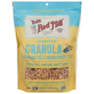 Bobs Red Mill Granola Lemon Blueberry Homestyle 6/11 OZ [UNFI #2442606] [ebt]