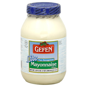 Gefen Mayonnaise Lite 12/30 OZ [UNFI #2940609] [ebt]
