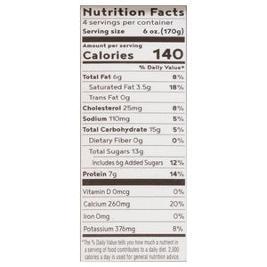 Nancys Springfield Creamery Yogurt Organic Whole Milk Probiotic Vanilla 6/24 OZ [UNFI #2283596] [ebt]