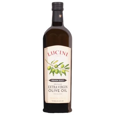Lucini Italia Olive Oil Extra Virgin 100% Italian Premium Select 6/25.4 OZ [UNFI #255299] [ebt]