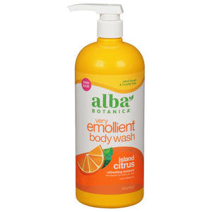 Alba Botanica Bath & Shower Gel Island Citrus 32 OZ [UNFI #496521] T