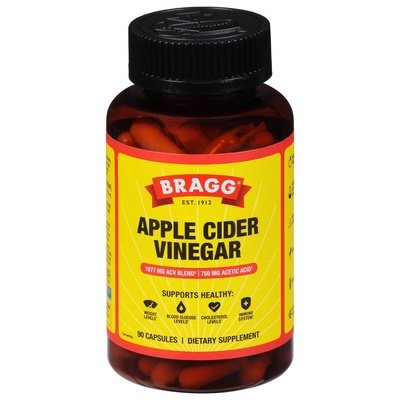Bragg Apple Cider Vinegar Capsules 90 CAP [UNFI #2788339]