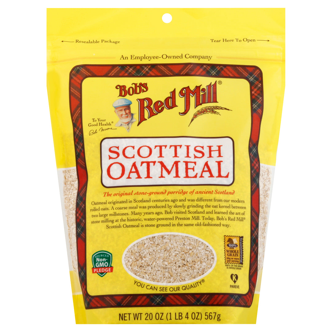 Bobs Red Mill Oatmeal Scottish 4/20 OZ [UNFI #2270510] [ebt]