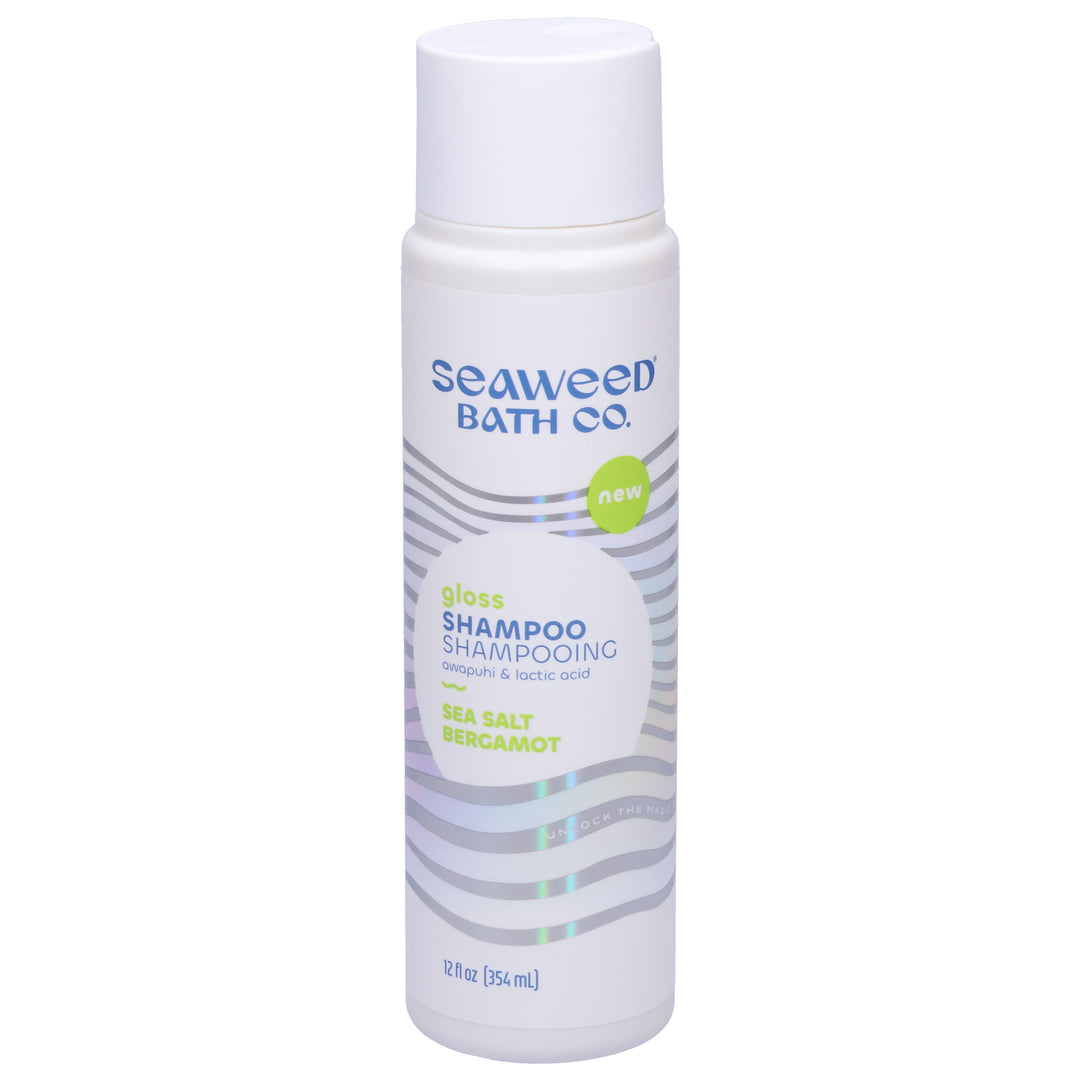 Seaweed Bath Co Shampoo Gloss Sea Salt Bergamot 12 OZ [UNFI #2947083] T