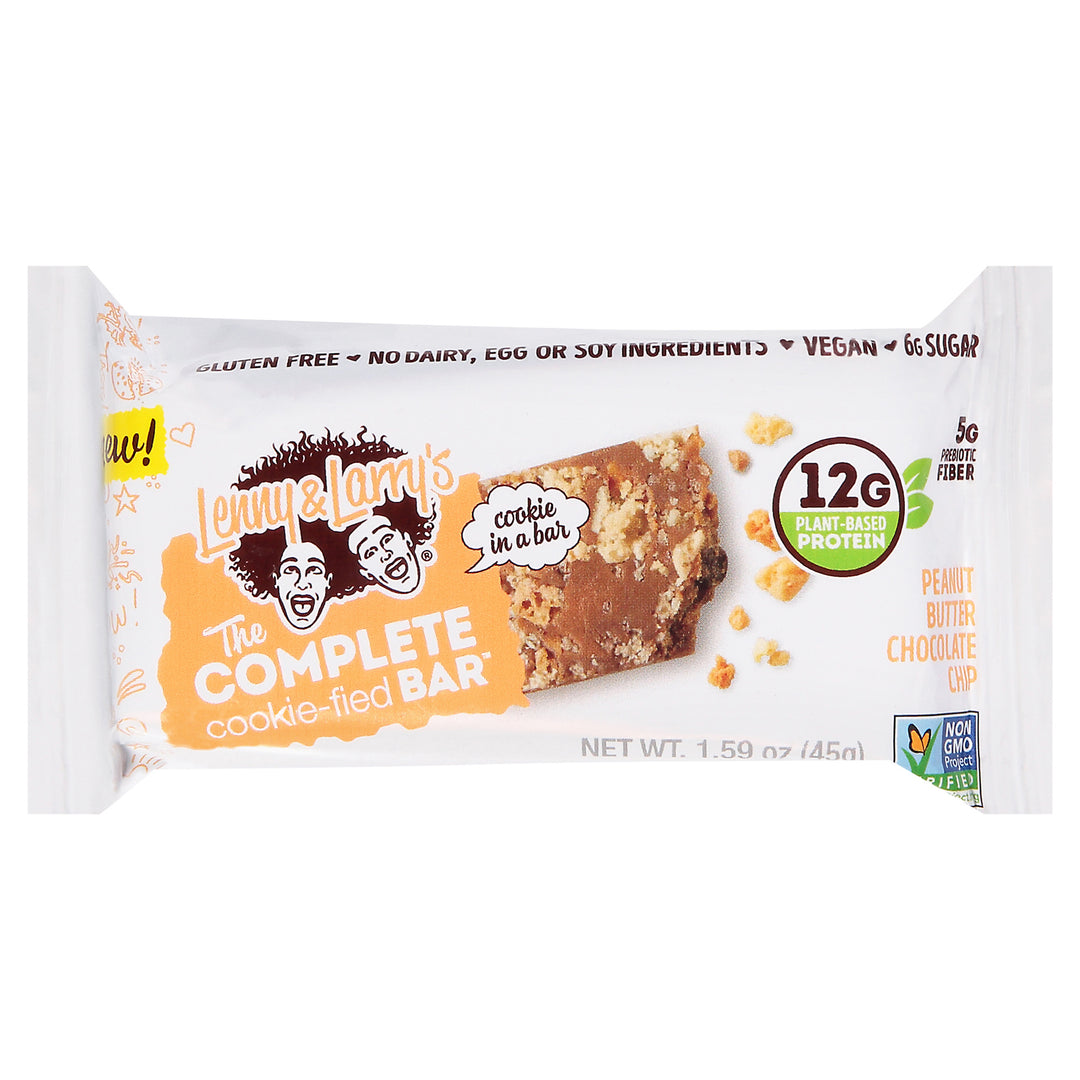 Lenny & Larrys Cookie-Fied Bar The Complete Peanut Butter Chocolate Chip 9/1.59 OZ [UNFI #2775732] [ebt]