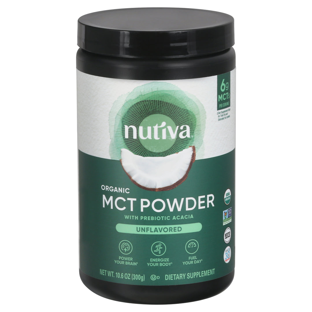 Nutiva Mct Powder Organic Unflavored 10.6 OZ [UNFI #2279263]
