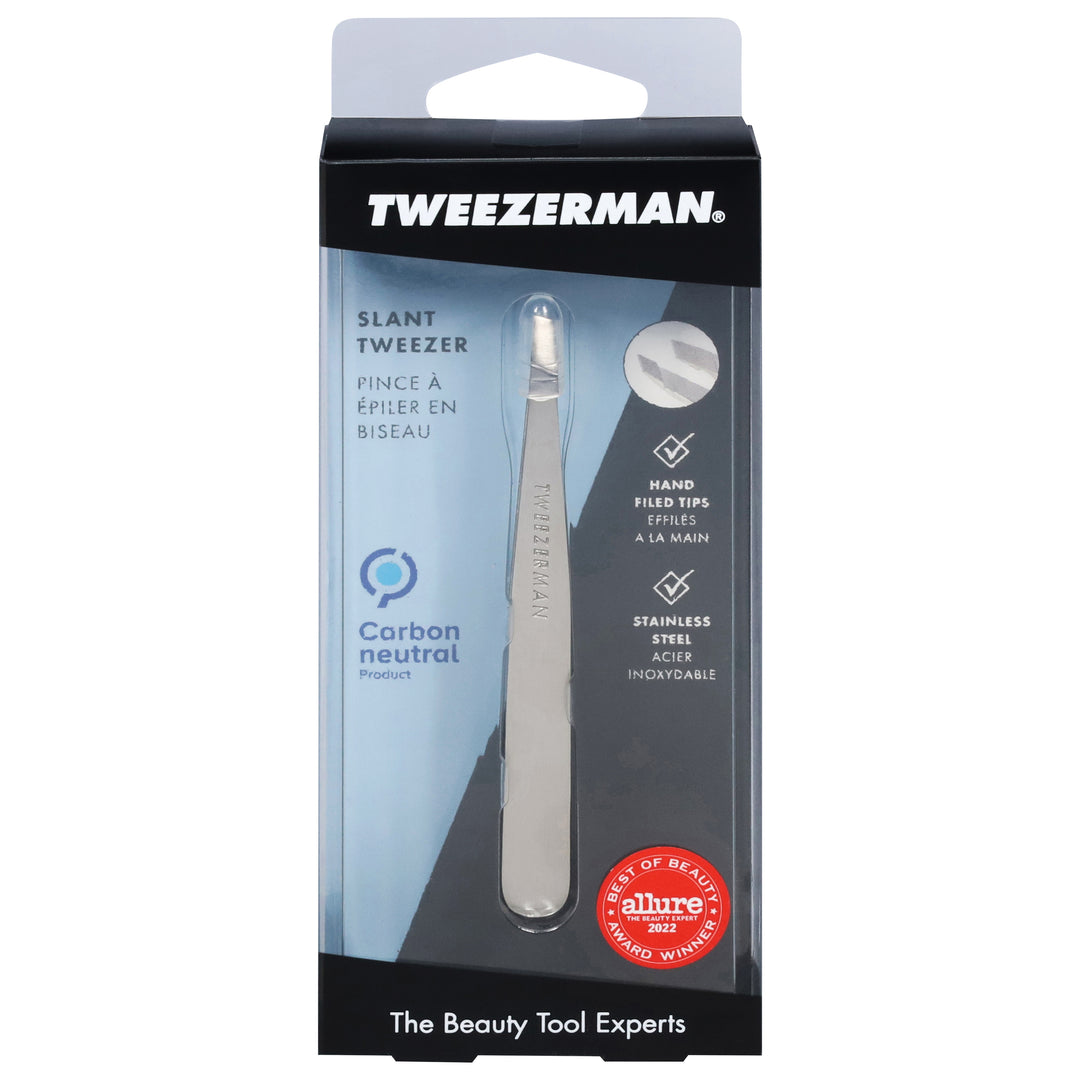 Tweezerman Slant Tweezer Classic Stainless 1/CT [UNFI #2619344] T