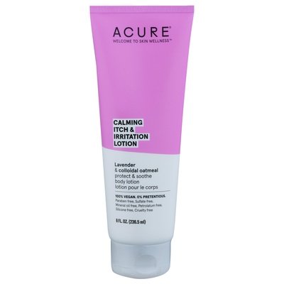Acure Lotion Lavender & Colloidal Oatmeal Calming Itch & Irritation 8 OZ [UNFI #2343986] T