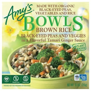 Amys Brown Rice Black-Eyed Peas And Veggies 12/9 OZ [UNFI #511436] [ebt]