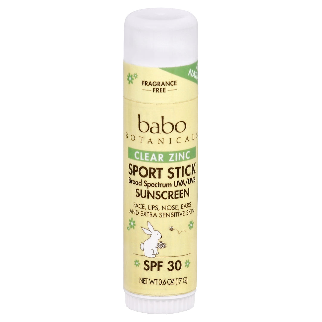 Babo Botanicals Sunscreen Clear Zinc Fragrance Free Spf 30 12/.6 OZ [UNFI #3147428] T