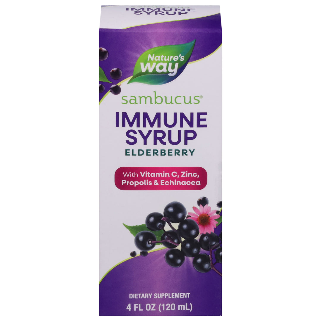 Natures Way Immune Syrup Elderberry 4 OZ [UNFI #888040]