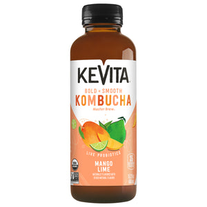 Kevita Kombucha Mango Lime Bold + Smooth 6/15.2 OZ [UNFI #2613610] [ebt]