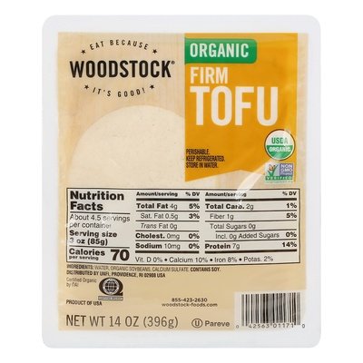 Woodstock Tofu Organic Firm 6/14 OZ [UNFI #0741595] [ebt]