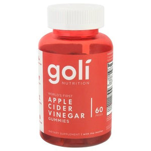 Goli Nutrition Apple Cider Vinegar Gummies 60 CT [UNFI #2615698]