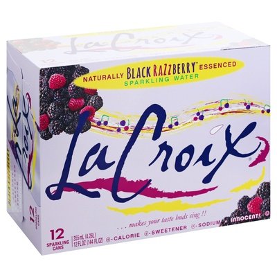 Lacroix Sparkling Water Black Razzberry 12 Pack 2/12/12OZ [UNFI #2726388] [ebt]
