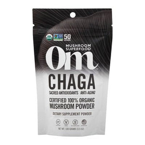 Om Mushroom Powder Organic Chaga 3.5 OZ [UNFI #2383073]