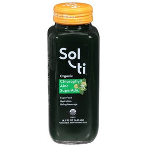Sol-Ti Living Beverage Organic Chlorophyll Aloe SuperAde 6/14.9 OZ [UNFI #2712644] [ebt]