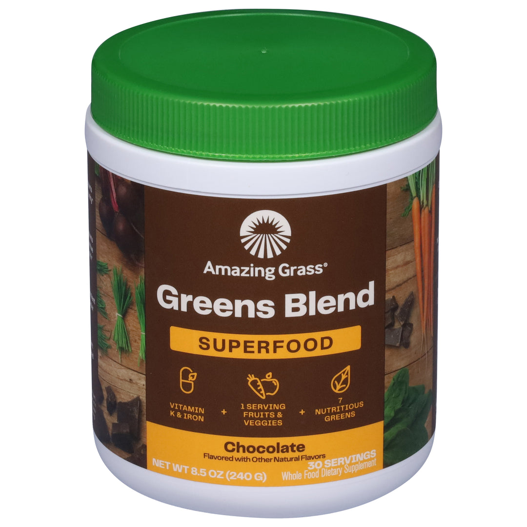 Amazing Grass Greens Blend Superfood Chocolate 8.5 OZ [UNFI #1879006]