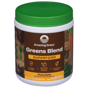 Amazing Grass Greens Blend Superfood Chocolate 8.5 OZ [UNFI #1879006]
