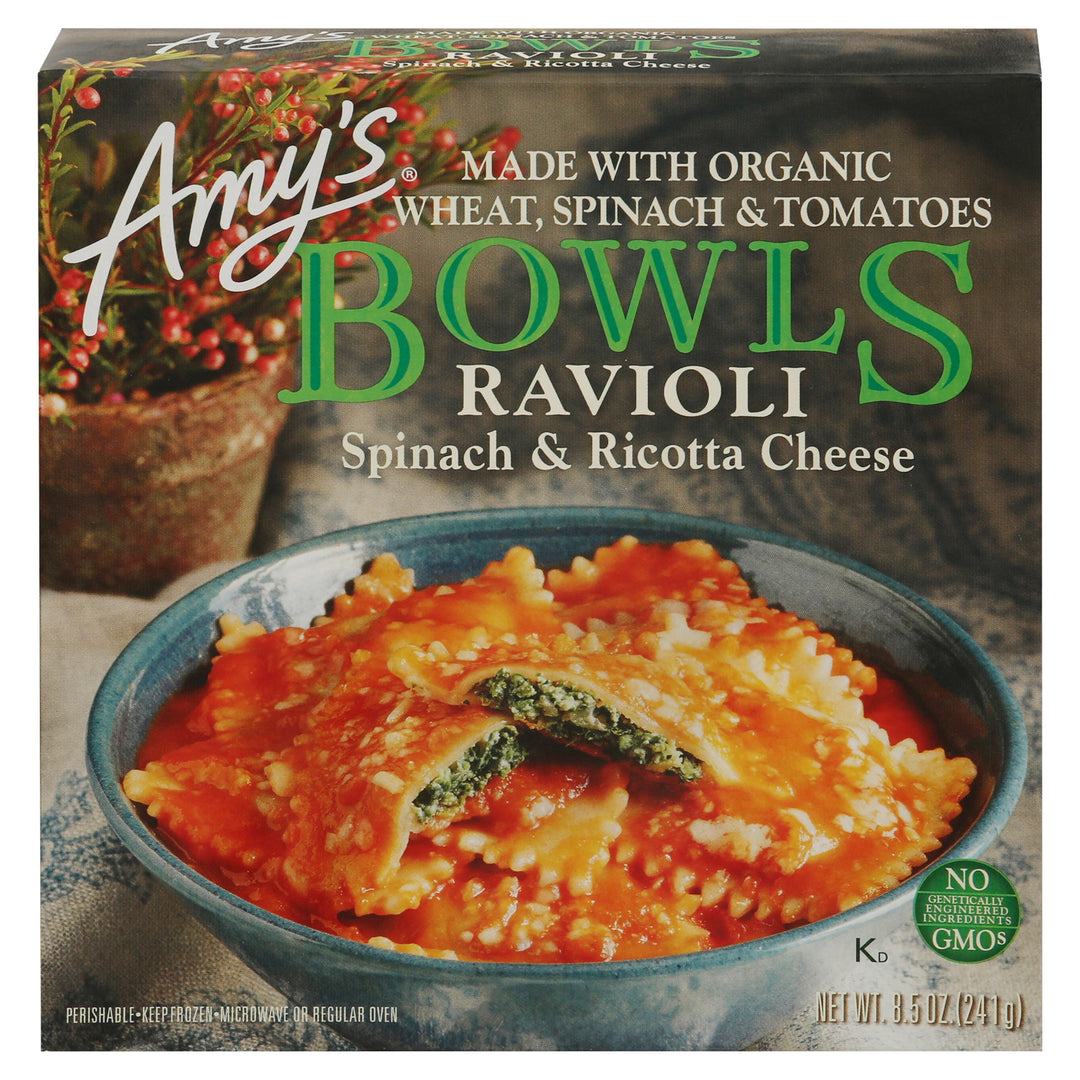 Amys Ravioli Spinach & Ricotta Cheese 12/8.5 OZ [UNFI #1843697] [ebt]
