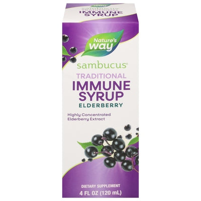 Natures Way Immune Syrup Traditional Elderberry 4 OZ [UNFI #0585968]