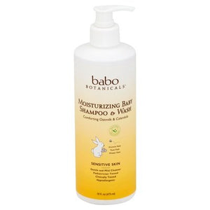 Babo Botanicals Baby Shampoo & Wash Moisturizing 1/16 OZ [UNFI #1632280] T