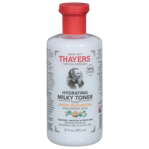 Thayers Milky Toner Hydrating Snow Mushroom 12 OZ [UNFI #3122991] T