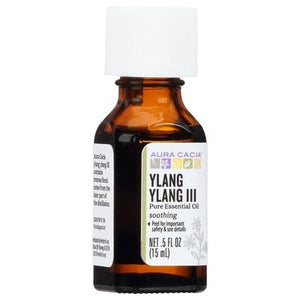 Aura Cacia Pure Essential Oil Ylang Ylang Iii Soothing 1/.5 OZ [UNFI #713842] T