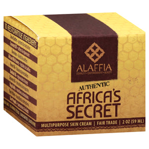 Alaffia Skin Cream Multipurpose Africas Secret 2 OZ [UNFI #2089829] T