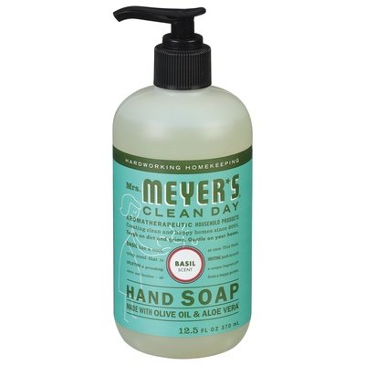 Mrs Meyers Clean Day Hand Soap Basil Scent 6/12.5 OZ [UNFI #0817585] T