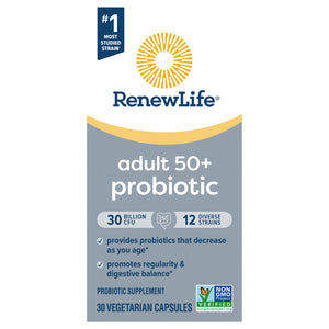 Renew Life Probiotic Adult 50+ Vegetarian Capsules 6/30 Vcap [UNFI #2624021]