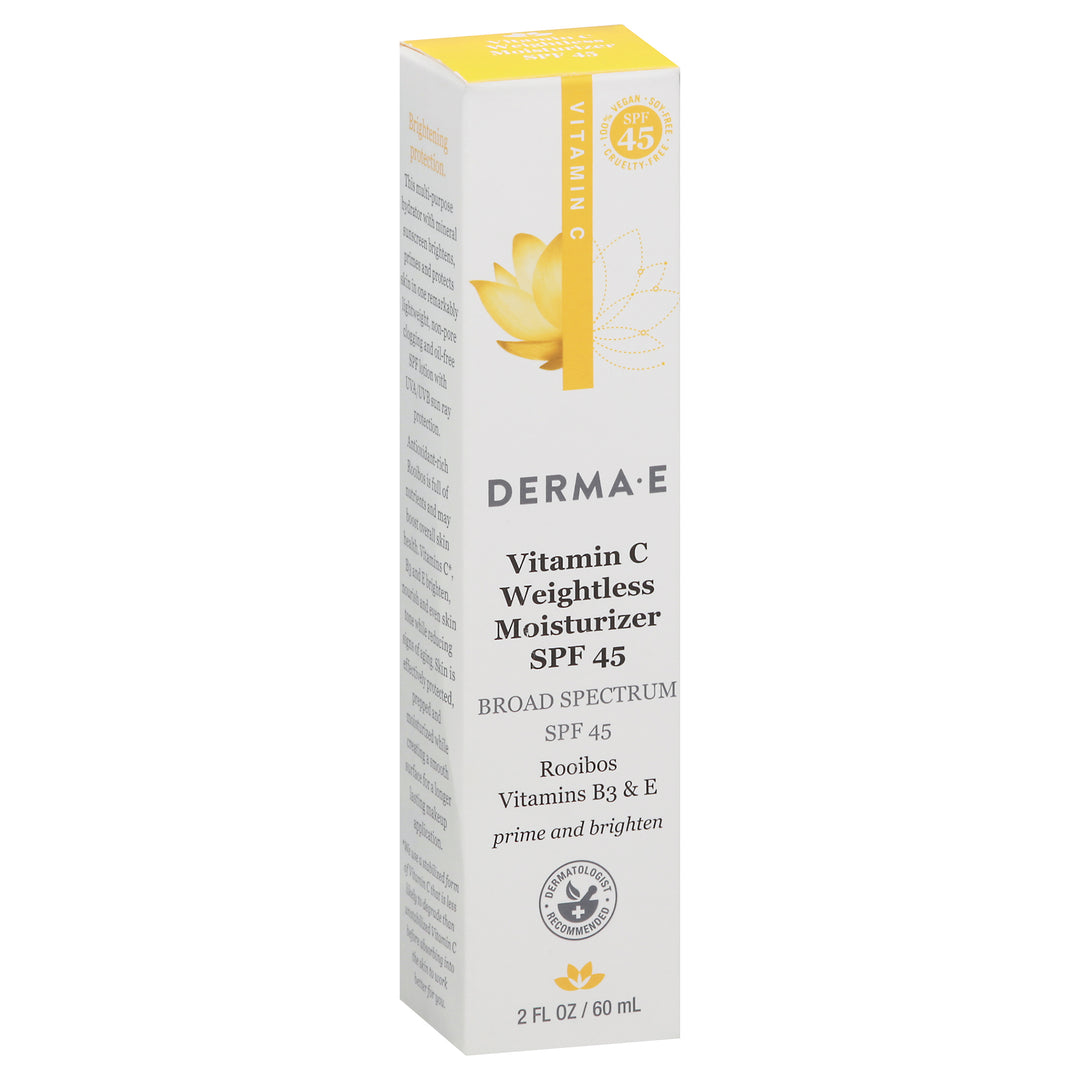 Derma E Weightless Moisturizer Vitamin C Spf 45 2 OZ [UNFI #2586766] T