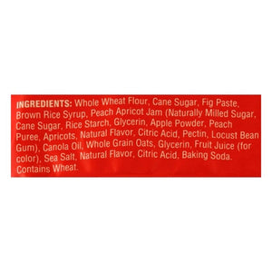 Natures Bakery Fig Bar Peach Apricot 12/2 OZ [UNFI #1179159] [ebt]