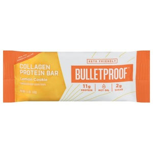 Bulletproof Protein Bar Collagen Lemon Cookie 12/1.4 OZ [UNFI #2689966] [ebt]