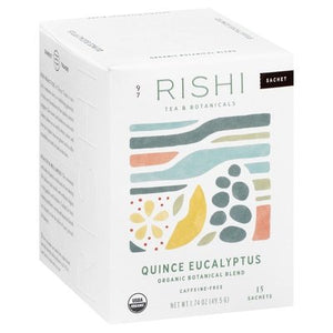 Rishi Tea Tea Organic Caffeine-Free Quince Eucalyptus Sachets 6/15 BAG [UNFI #2534139] [ebt]