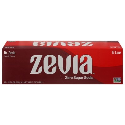 Zevia Soda Zero Sugar Dr Zevia 2/12/12 Z [UNFI #2892131] [ebt]