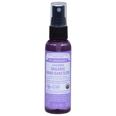 Dr Bronners Hand Sanitizer Organic Lavender 12/2 OZ [UNFI #0599928] T