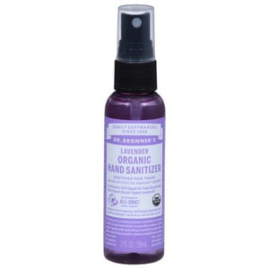 Dr Bronners Hand Sanitizer Organic Lavender 12/2 OZ [UNFI #0599928] T