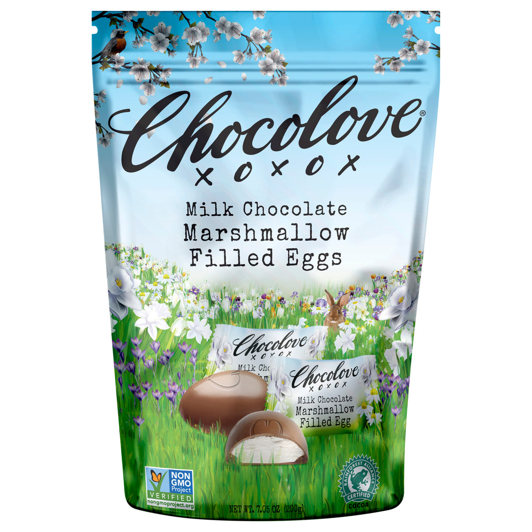 Chocolove Milk Chocolate Eggs Marshmallow Filled 8/7.05 OZ [UNFI #2511442] [ebt]