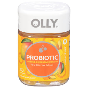 Olly Probiotic Gummies Tropical Mango 50 CT [UNFI #2288108]