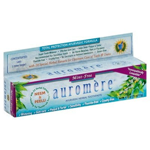 Auromere Toothpaste Ayurvedic Herbal Mint-Free 4.16OZ [UNFI #1105170] T