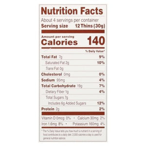 Simple Mills Sweet Thins Seed & Nut Flour Chocolate Brownie 6/4.25 OZ [UNFI #2736544] [ebt]