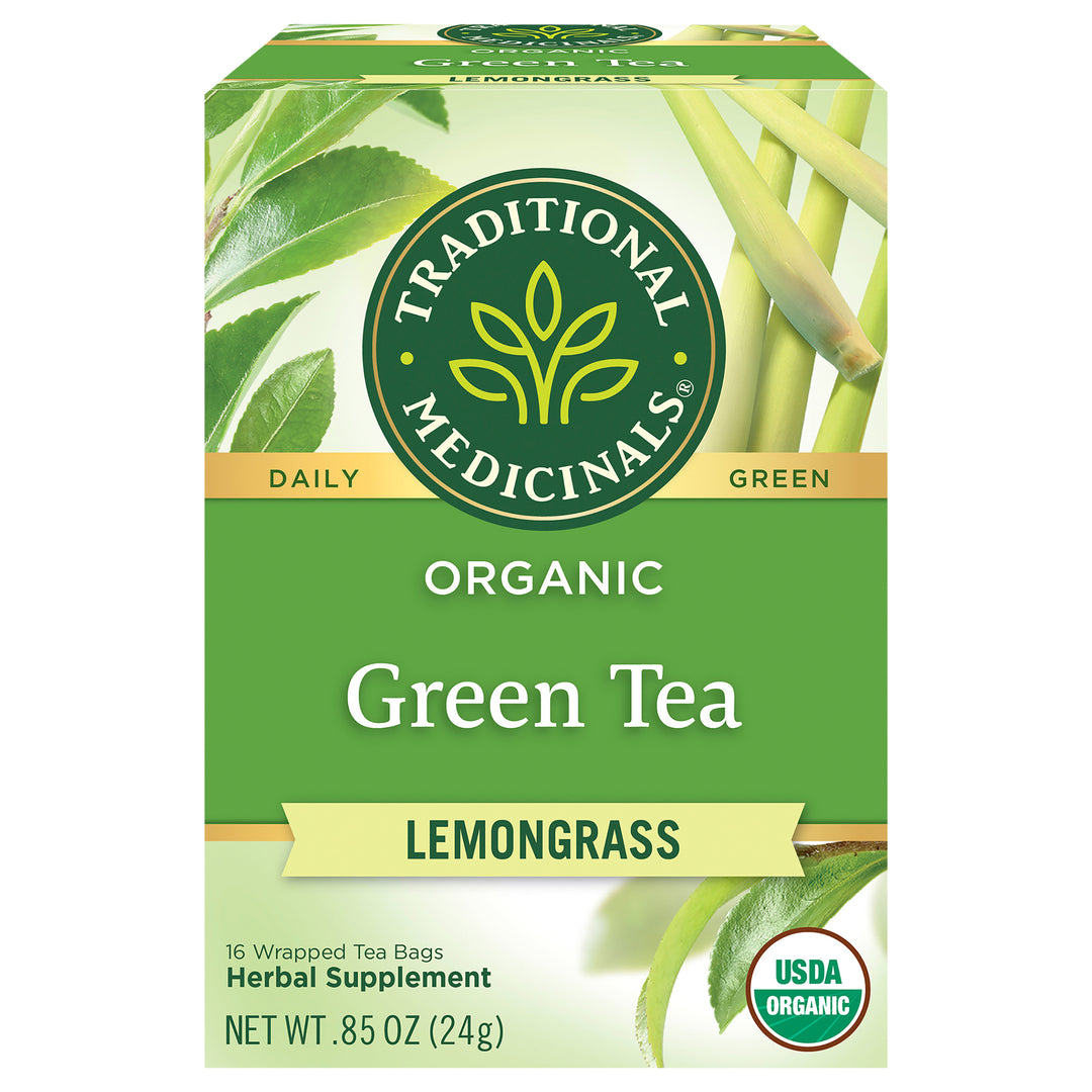 Traditional Medicinals Green Tea Organic Lemongrass Tea Bags 6/16 Bag [UNFI #273482] [ebt]