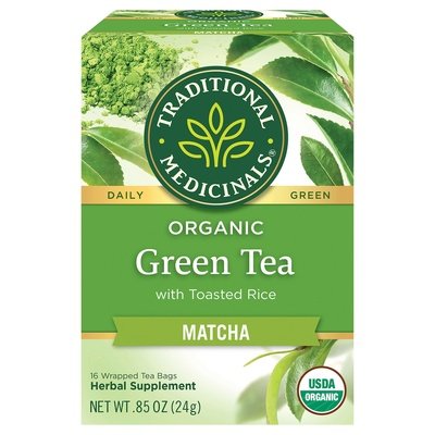 Traditional Medicinals Herbal Supplement Green Tea Organic Matcha Bags 6/16 BAG [UNFI #2243772] [ebt]