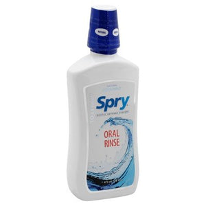 Spry Oral Rinse Natural Coolmint 16 OZ [UNFI #1701465] T