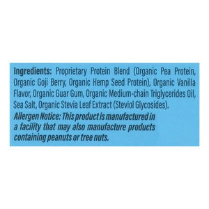 Sunwarrior Protein Powder Drink Mix Protein Warrior Blend Vanilla Flavor 1/375 GRM [UNFI #2161834]